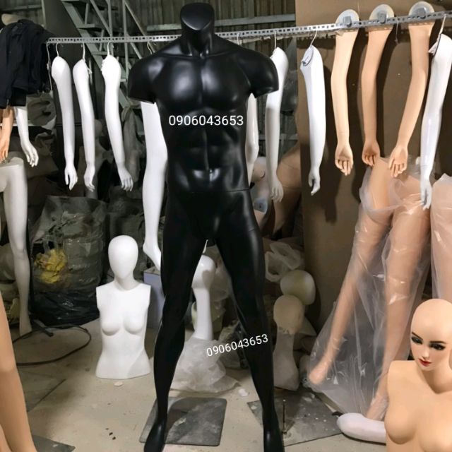 Manocanh nam thể thao không tay, không đầu