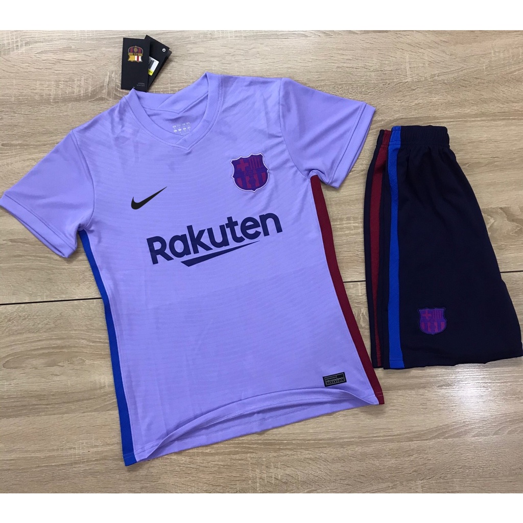 Áo Bóng Đá CLB Barcelona-Quần áo bóng đá vải gai Thái Cao Cấp - Co Giãn 4 Chiều