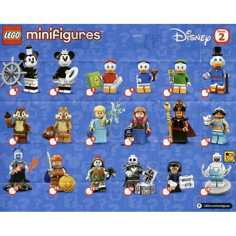 Lego minifigures disney likenew