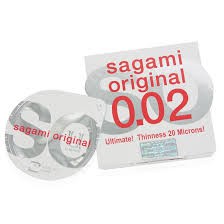 Bao cao su Sagami Original 0.02 siêu mỏng (Hộp 2)