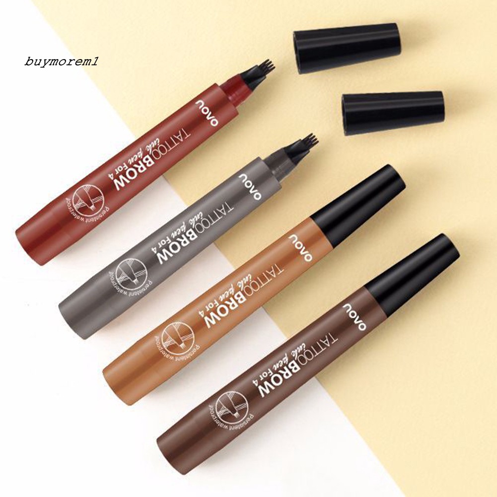 [Hàng mới về] Chỉ kẻ chân mày NOVO đầu kẻ 4 nhanh tiện lợi cho màu không thấm nước và lâu trôi | BigBuy360 - bigbuy360.vn