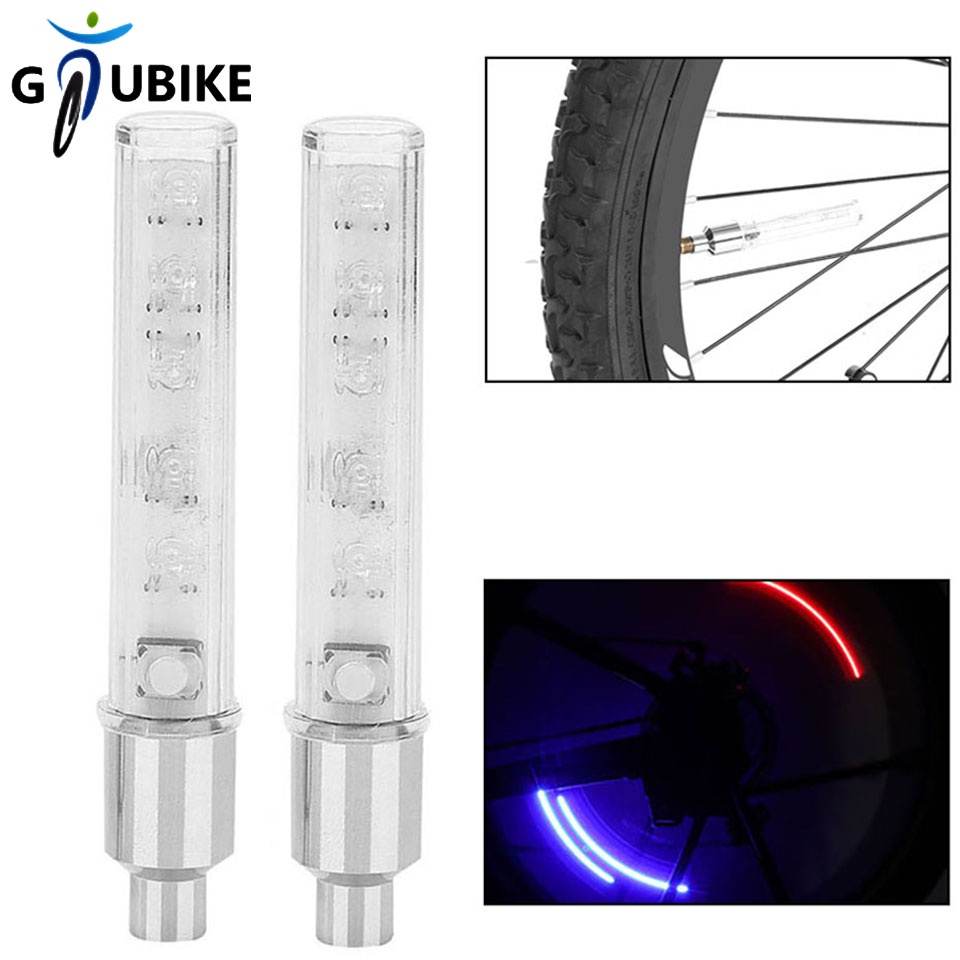 GTUBIKE 1 / 2 Van Xe Đạp Có Đèn LED 5 Bóng Nhiều Màu Sắc Bắt Mắt Tiện Dụng