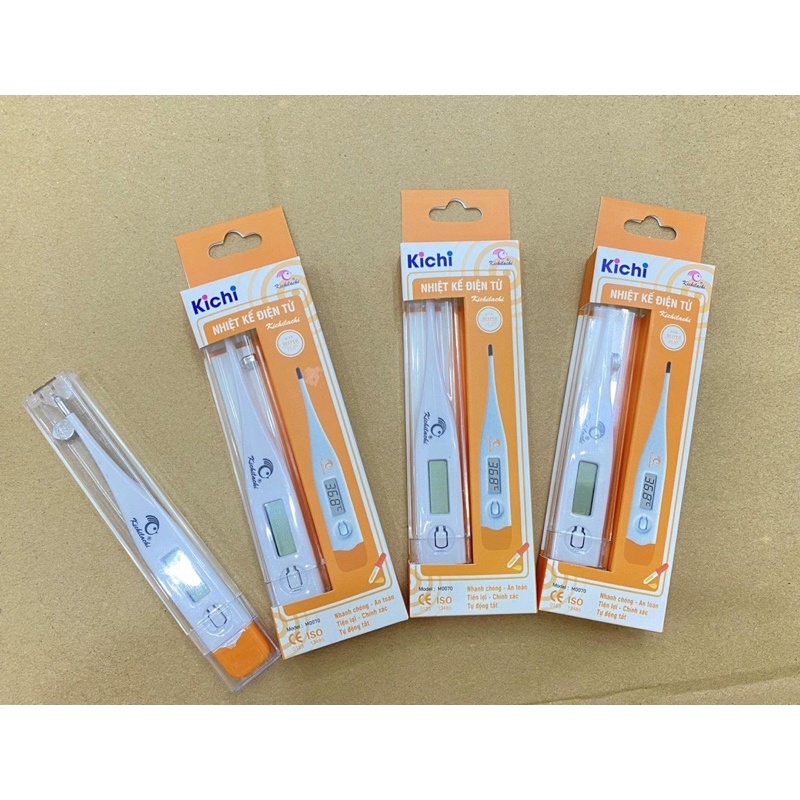 Nhiệt kế điện tử Kichi tiện lợi an toàn cho bé