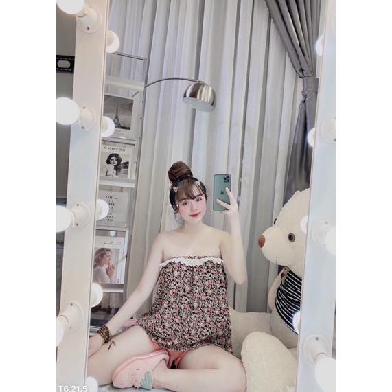 [Hàng Mới Về] SET ĐỒ BỘ HOA 2 DÂY