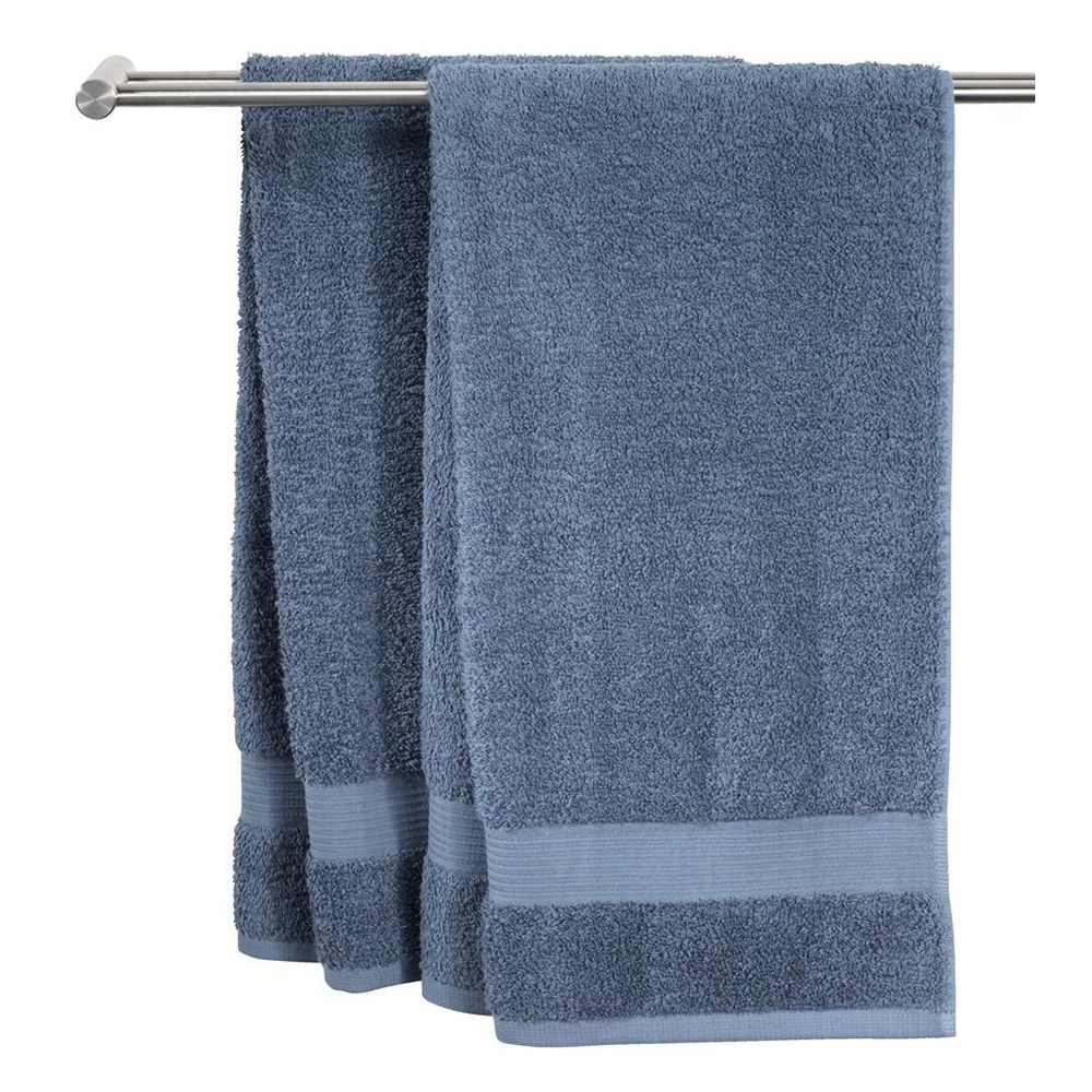 Bộ 2 khăn tắm cotton | JYSK Karlstad | size 50x100cm cùng màu