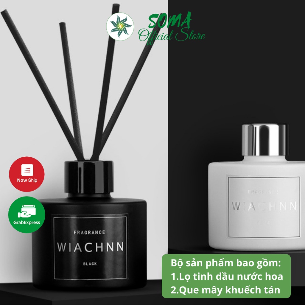 Lọ Tinh Dầu Thơm Để Phòng Khuếch Tán Nước Hoa Thơm Phòng Thiên Nhiên Tán Hương B&amp;W KT18