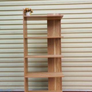Kệ góc tường 5 tầng vân gỗ