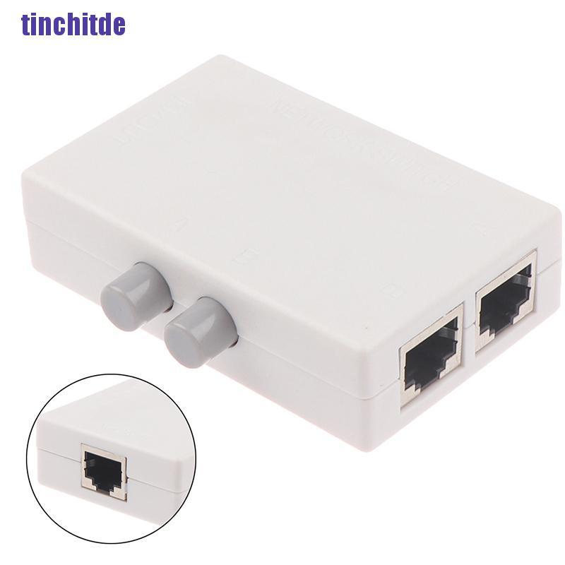 Bộ Chuyển Đổi Mạng 2 Cổng Rj45 Mini