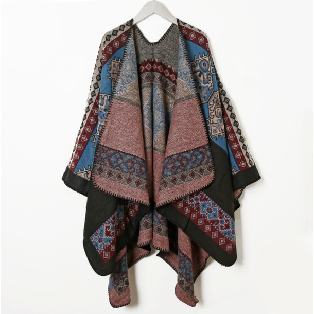 Áo choàng thoi thổ cẩm | BigBuy360 - bigbuy360.vn
