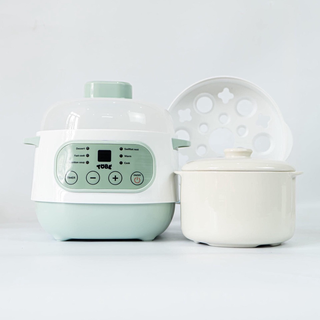 Nồi nấu cháo chậm tích hợp 6 chế độ nấu giữ dinh dưỡng hoàn hảo