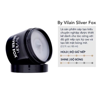Sáp Vuốt Tóc By Vilain Gold Digger | Silver Fox | Dynamite Clay Size 65g