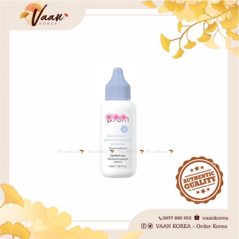 [Date 11/2023] Serum cấp ẩm phục hồi B5 Ma.ke_Prem Comfort me Panthenol Moisture Essence 55ml