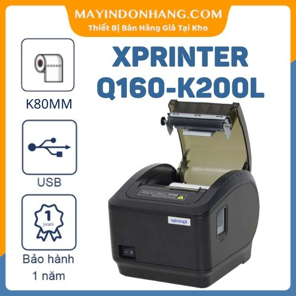 Máy in hóa đơn tính tiền Xprinter Q160L / Xprinter K200L USB