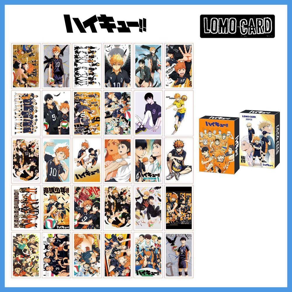 Bộ 30 ảnh thẻ họa tiết nhân vật anime Nhật Bản Tokyo Revengers / My Hero Academia / Haikyuu!! / Jujutsu Kaisen