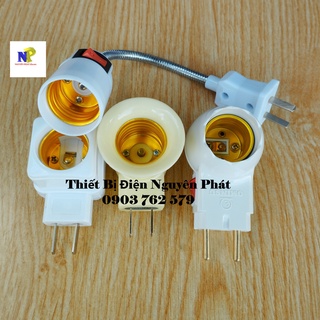 [PIPO] Đuôi Đèn Liền Phích Có Công Tắc - Hàng Tốt
