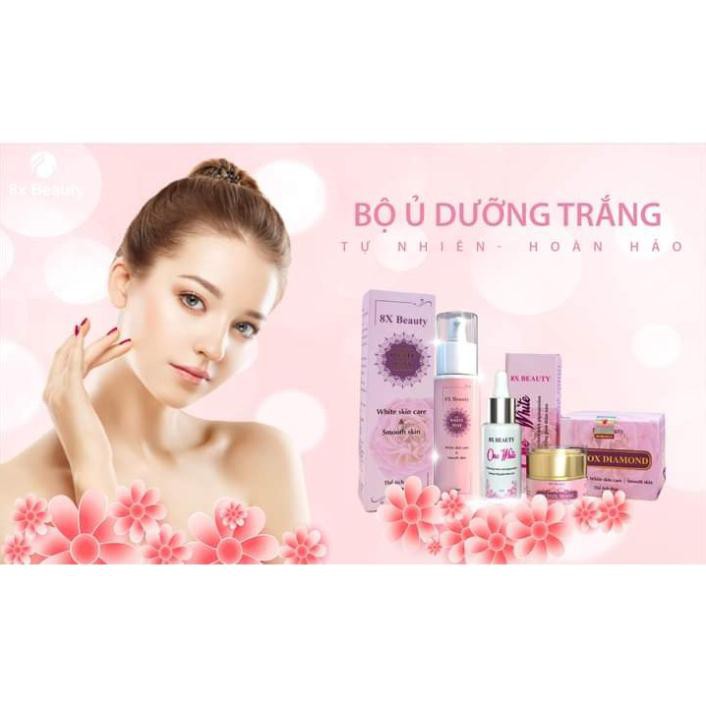 DETOX DIAMOND 8X BEAUTY THẢI CHÌ HÚT NÁM 25ml tặng Ủ sâm đỏ 80ml + sữa non khóa trắng 15ml