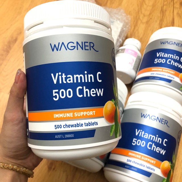 Hộp in hình kẹo vitaminc wagner