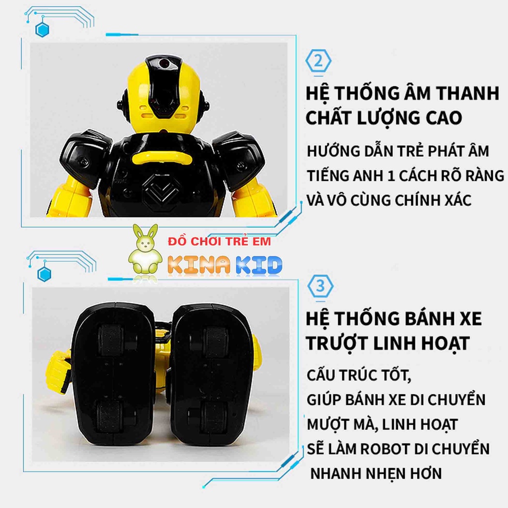 Robot thông minh điều khiển từ xa bằng cử chỉ tay và Remote SMART ROBOT NO822
