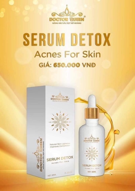 Serum Detox Acnes For Skin Ngăn Ngừa Mụn Doctor Queen