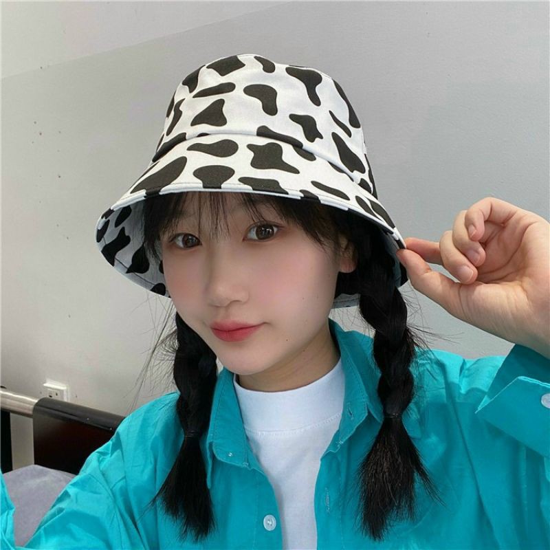 Áo thun tay lỡ unisex in bò sữa thích hợp mặc cặp form rộng hottrend thời trang teen hè