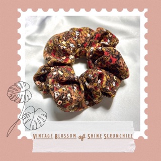 Nhiều kiểu cột tóc scrunchie hoa nhí hàn quốc| Tiệm của Bánh Bèo