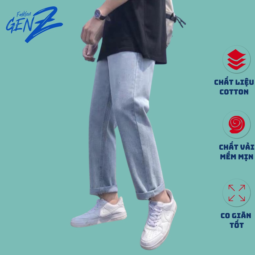 Quần Jeans nam nữ, quần Jeans baggy ống suông, rộng, hottrend 2022