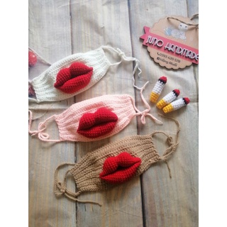 khẩu trang môi handmade