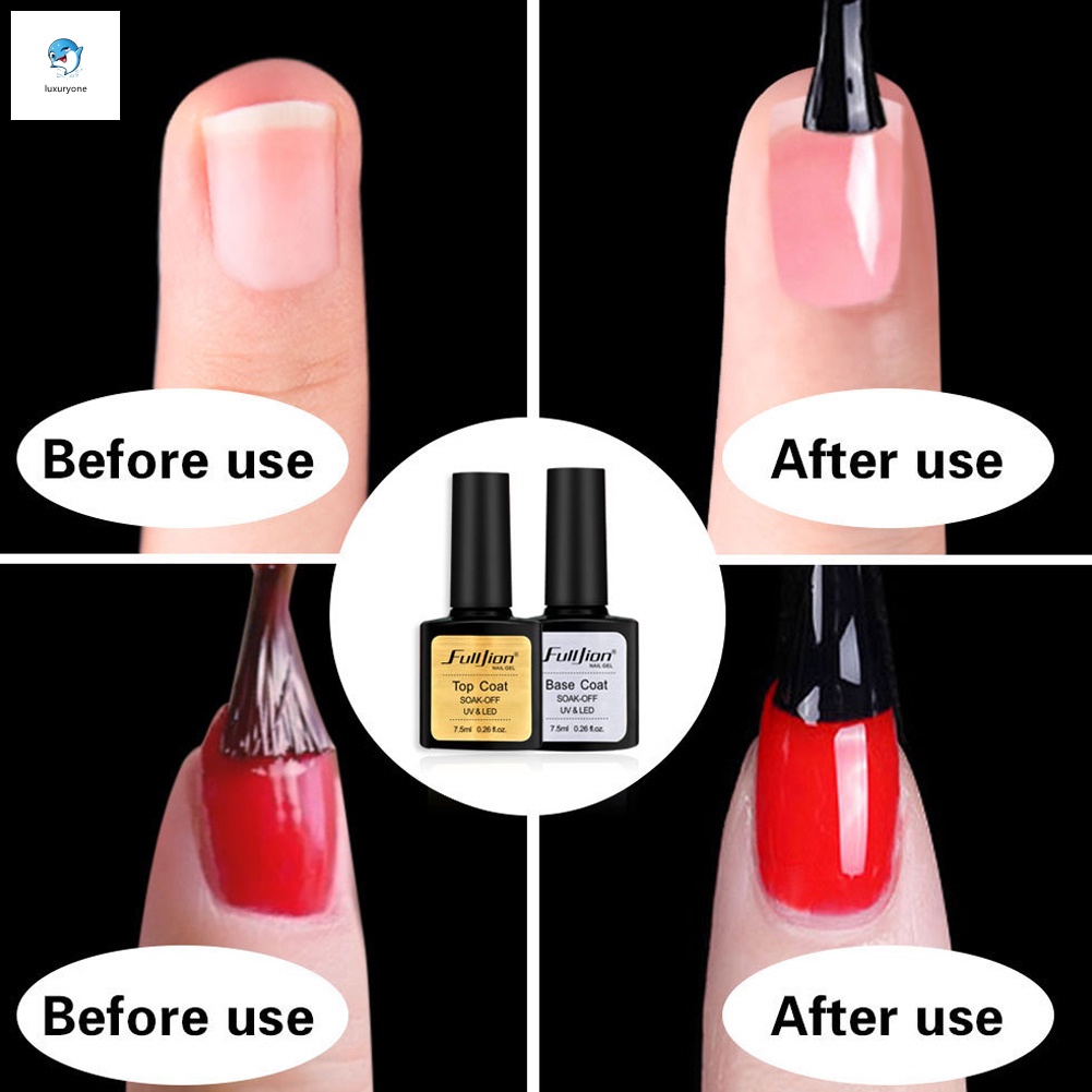 Sơn Móng Tay Uv Led Trong Suốt Bền Màu<br>