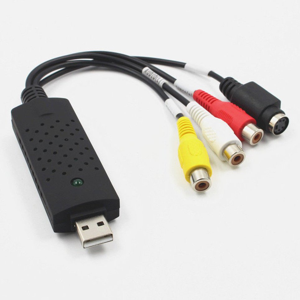 VHS to Digital File Converter Express USB 2.0 to Video Grabber Audio AV