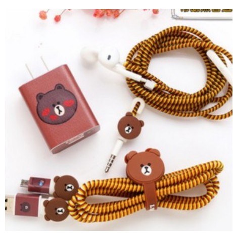 Bộ cuốn bảo vệ dây sạc & tai nghe hình thú