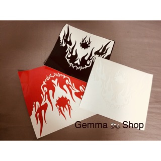 Tem dán mõm xe máy - tem dán dè trước sau