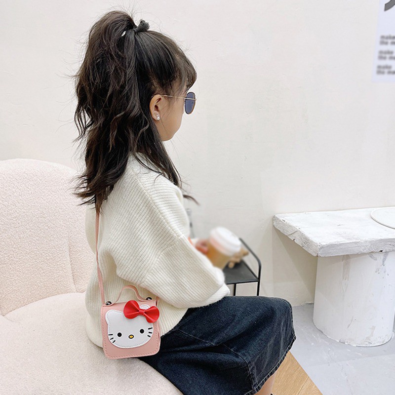 Túi đeo chéo da PU cho bé gái