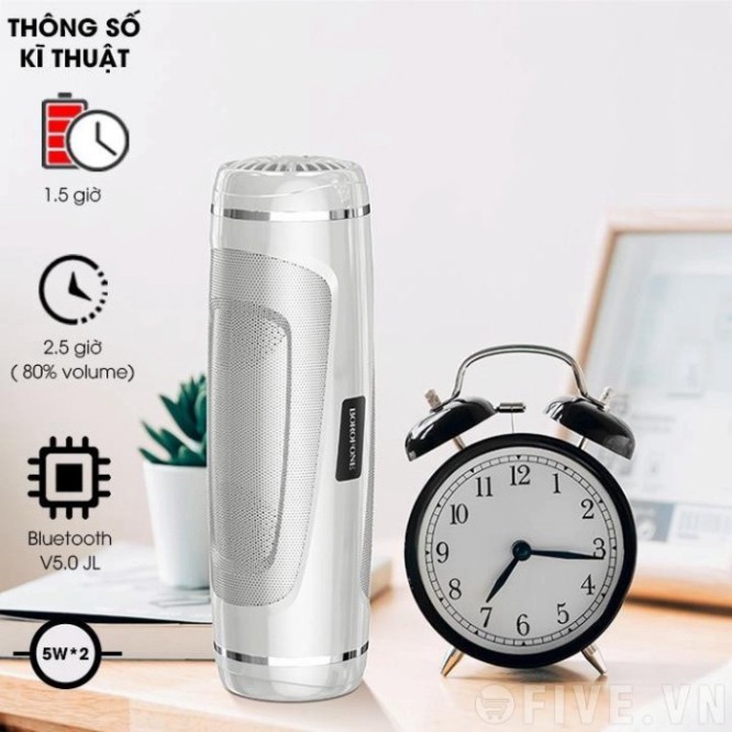 Loa Bluetooth Mini Borofone BR7 5.0 có đèn pin siêu sáng siêu tiện lợi