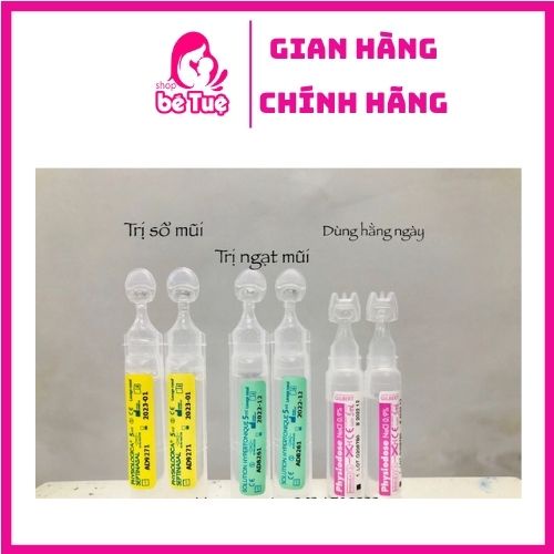 Nước Muối Sinh Lý Gifrer - Physiodose Pháp Tép Hồng/ Xanh/ Vàng Cho Bé Từ Sơ Sinh