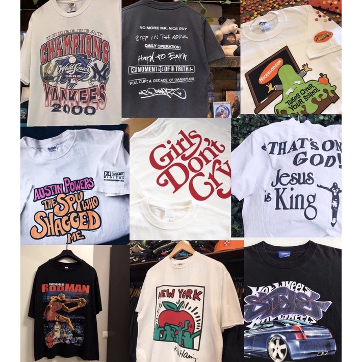 *kèm ảnh thật* Áo thun form rộng kiểu Mỹ, áo pull kiểu dáng vintage Bigsize
