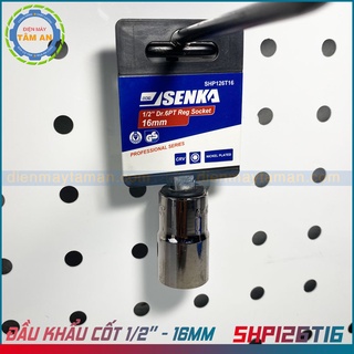 Đầu tuýp lục giác 16mm cốt 1/2 inch hiệu senka