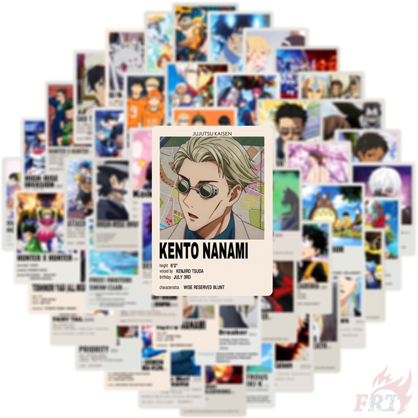 50Pcs/Set ❉ Shōnen Manga Series 02 Mixed Magazine Mini Poster Stickers ❉ Classical Anime Cartoon DIY Fashion Mixed Waterproof Doodle Decals Stickers