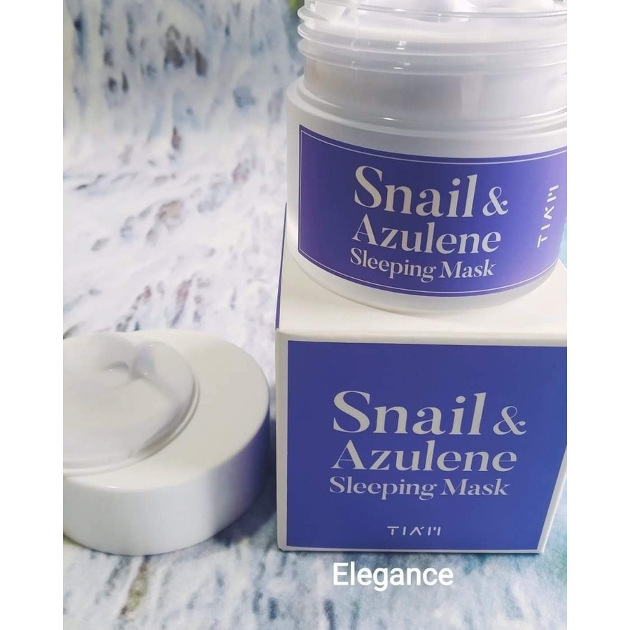 MẶT NẠ NGỦ ỐC SÊN HOA CÚC TIAM SNAIL AZULENE SLEPPING MASK 80G CHÍNH HÃNG - 12871