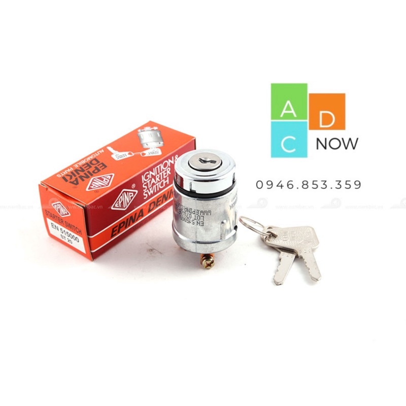Khóa điện / Khóa đề 3 chân loại NHỎ - CỔ NGẮN hãng EPINA DENKI Thái Lan mã EN515000