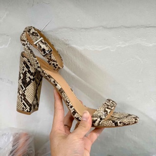 Sandal da rắn đế vuông xuất xịn (có big size)