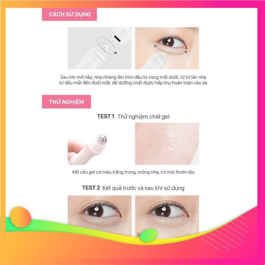 Shop Happy KIDS Cây lăn dưỡng sáng vùng da quanh mắt Cathy Doll Ready 2 White Milky Tone Up Eye Serum 15ml