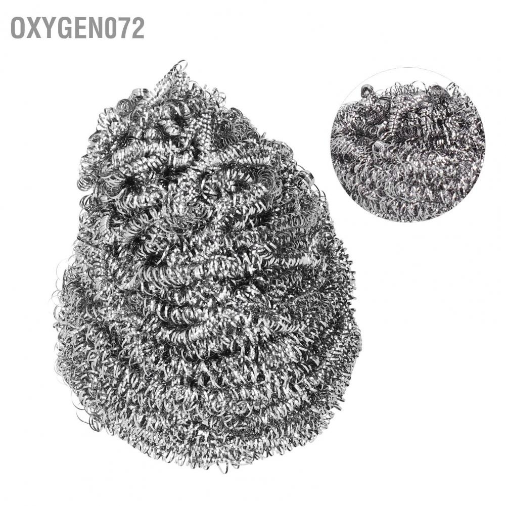 Oxygen072 Cước Cọ Rửa Inox - Stainless Steel Scrubber Cleaning Ball Scouring for Pot Cleaner Kitchen Tool