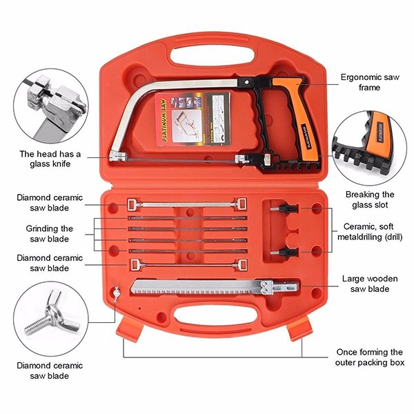 Cưa tay đa năng mini Platinum saw 9 lưỡi cưa