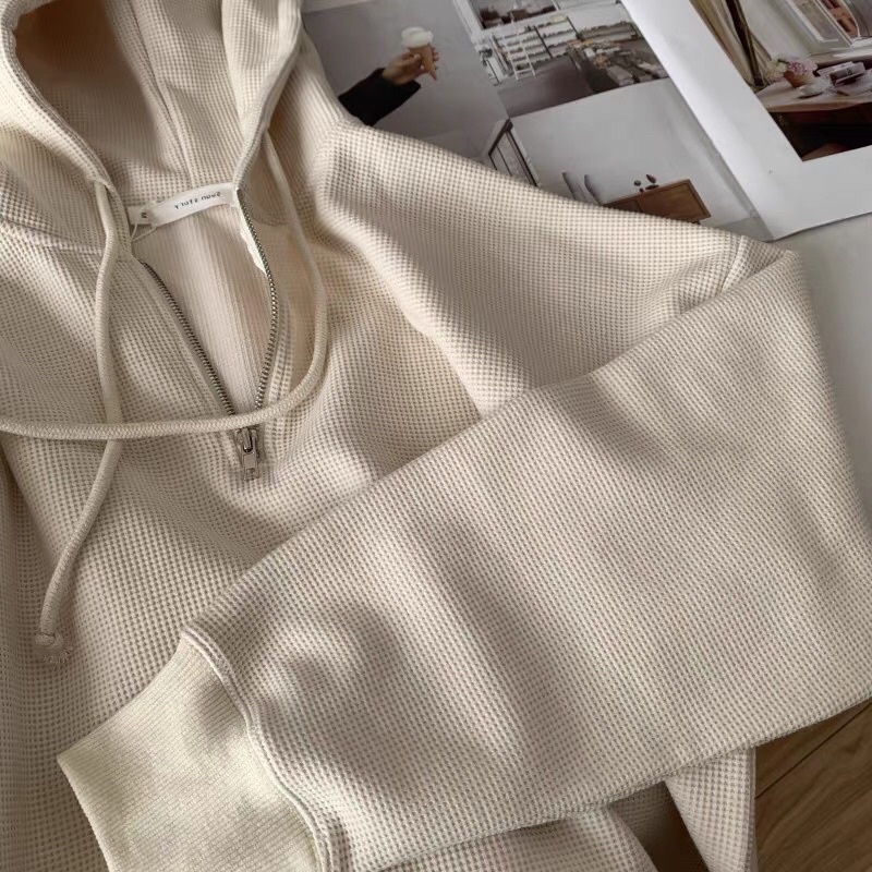 Áo hoodie trơn Hàn Quốc