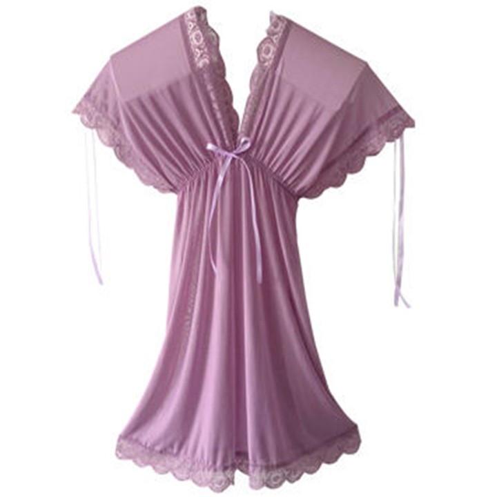 Váy ngủ ren sexy hàng quảng châu cao cấp tặng kèm quần chip bộ ngủ chất liệu mềm mịn đầm ngủ xuyên thấu gợi cảm quyến rũ
