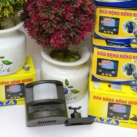 Báo động hồng ngoại,báo trộm hú to 6 kiểu báo động ATA AT-06C,BH12 tháng chính hãng