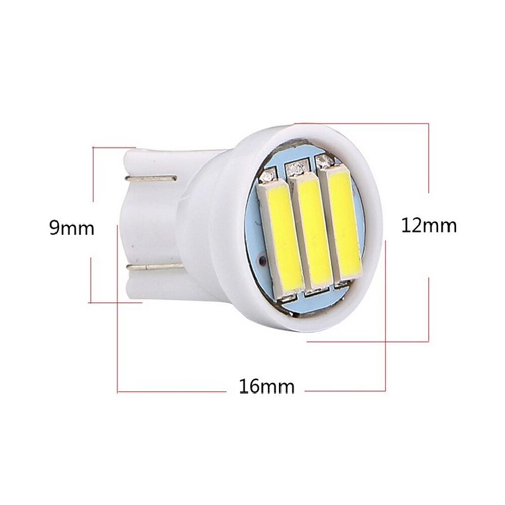 Set 10 Đèn Led T10 7020 3smd Tiết Kiệm Năng Lượng Gắn Đuôi Xe Ô Tô