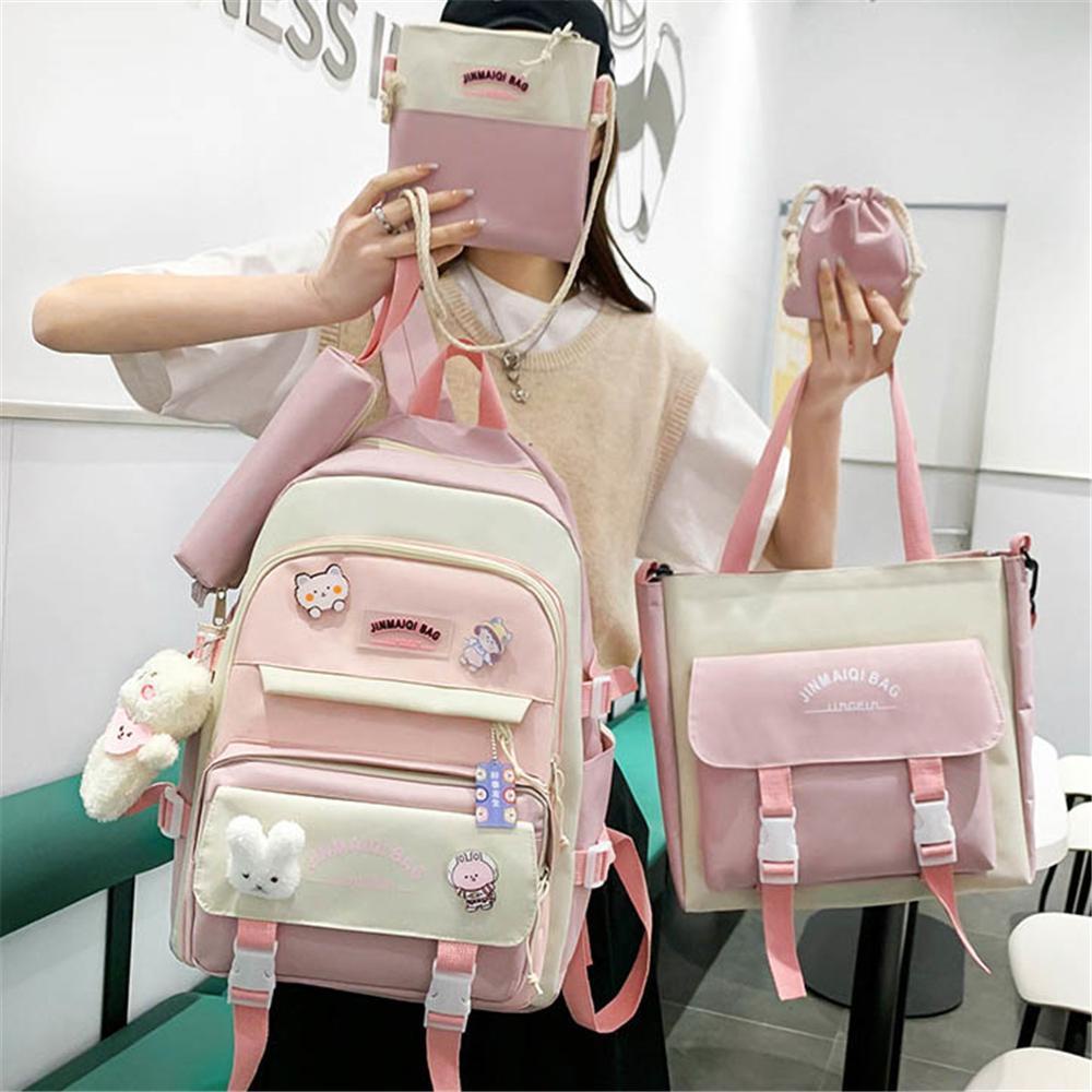 BSUNS Set Balo + Túi Xách + Ví Cầm Tay Dễ Thương Cho Học Sinh