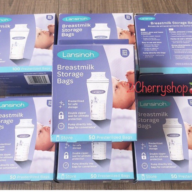 Túi trữ sữa Lansinoh 100 cái