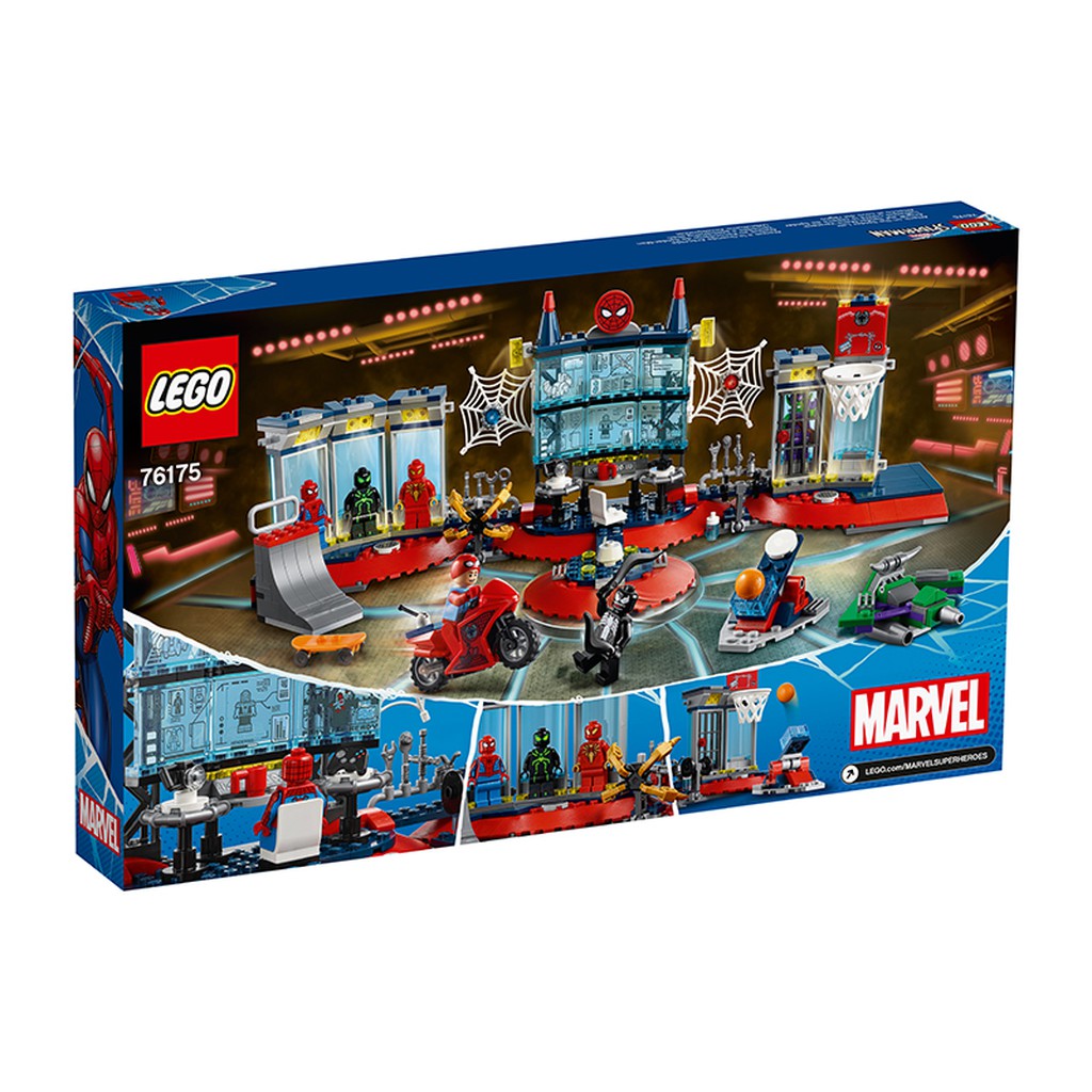 Đồ Chơi Lắp Ráp LEGO SUPERHEROES Đột Kích Hang Ổ Người Nhện 76175 Cho Bé Trên 8 Tuổi